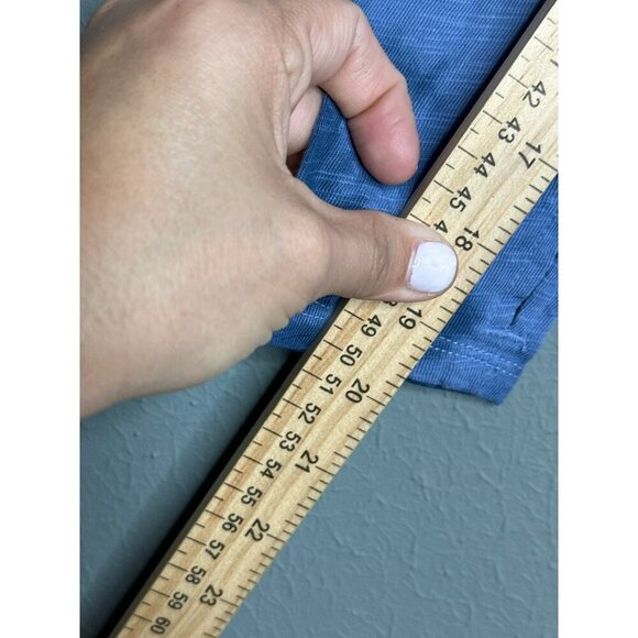 Zella Girls Medium LS Crewneck Garment Dye Studio Blue Insignia Tie Dye T-Shirt - Picture 6 of 10